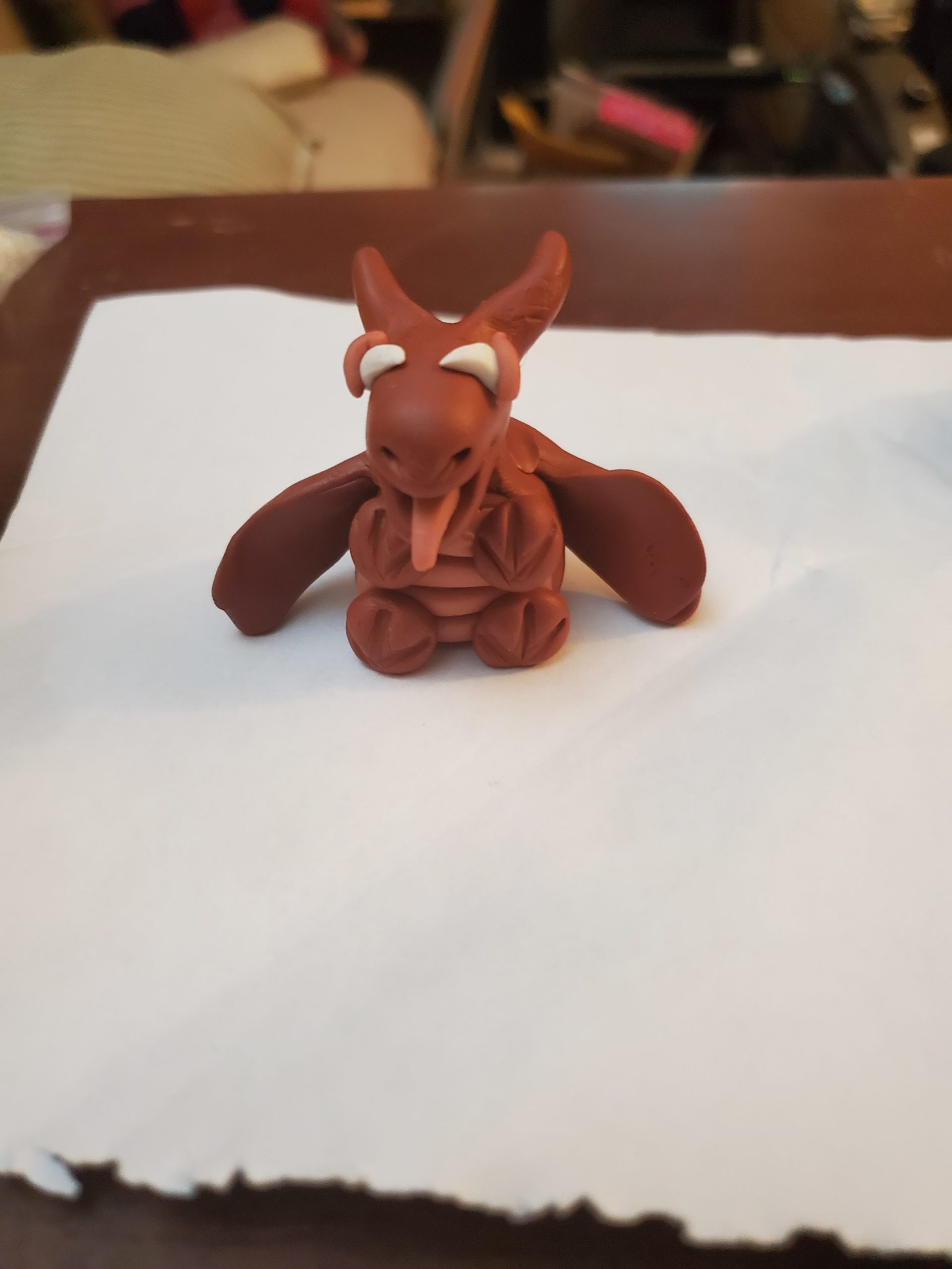 Small Chocolate Brown Whaz Uuuup! Dragon